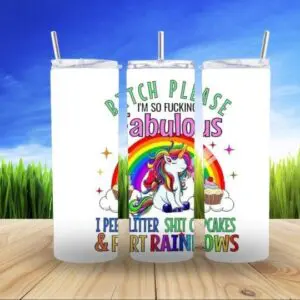 Naughty Unicorn 20oz Tumbler