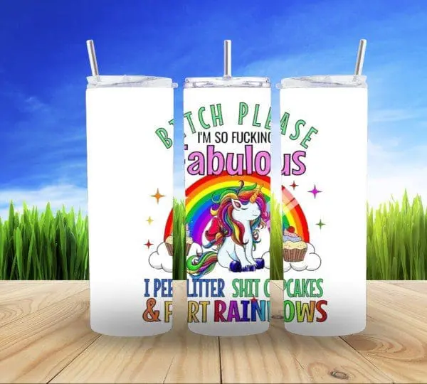 Naughty Unicorn 20Oz Tumbler