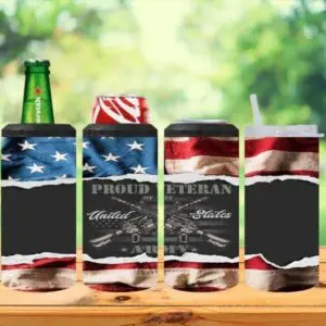 Proud Army Veteran 4-in-1 Tumbler