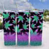 Purple Leaves 20Oz Tumbler