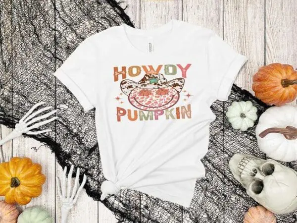 Howdy Pumpkin T-Shirts For Fall