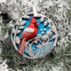 Christmas Ornament Stained Glass Look