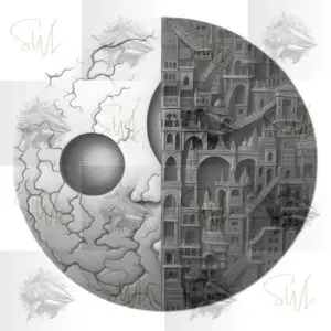 Captivating City Moon Digital Download, Laser-Ready, Engraving File