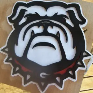 Gorgeous Georgia Bulldog Wood Art