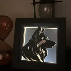 Dog Lover Shadow Box