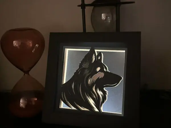 Dog Lover Shadow Box