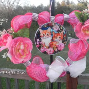 Cat Lover Front Door Wreath