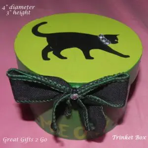 Cute Cat Trinket Box
