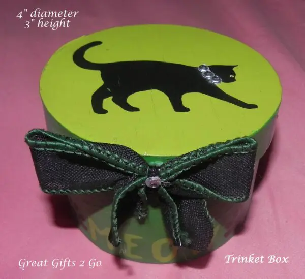 Cute Cat Trinket Box