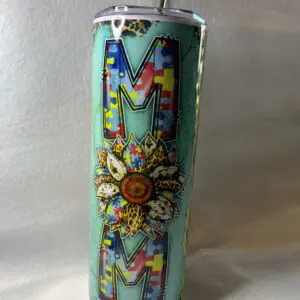 Unique Mom Autism Tumbler