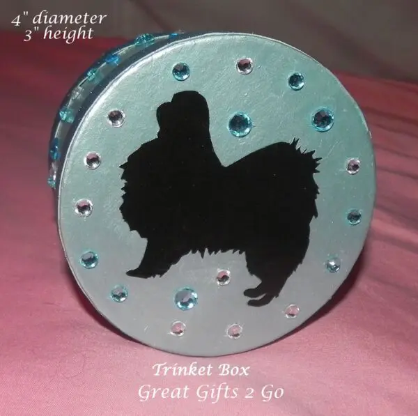 Lavish Japanese Chin Trinket Box