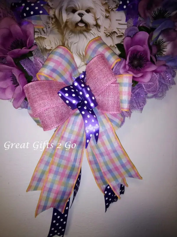 Handmade Shih Tzu Wreath