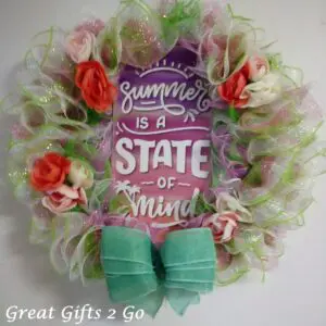 Summer State of Mind Front Door Wreath