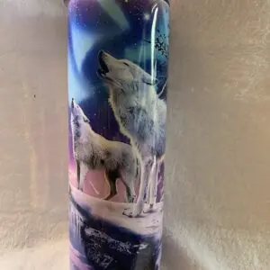 Wonderful Wolf Howling at the Moon Tumbler