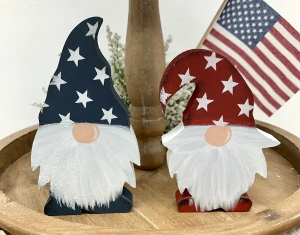 Triotic Gnome Set, Independence Day, 4Th Of July Decor