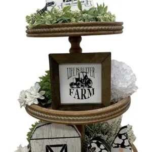 Adorable Black and White Cow Print Gnomes