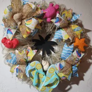 Beach Bliss Summer Wreath