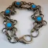 Chunky Bracelet With Turquoise Colored Beads