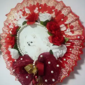 Unique Handmade Pomeranian Wreath