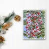 Winter Berries 2 Nature Art Greeting Card In Situ