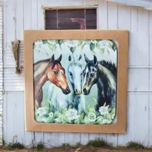 Coasters of 3 Horses