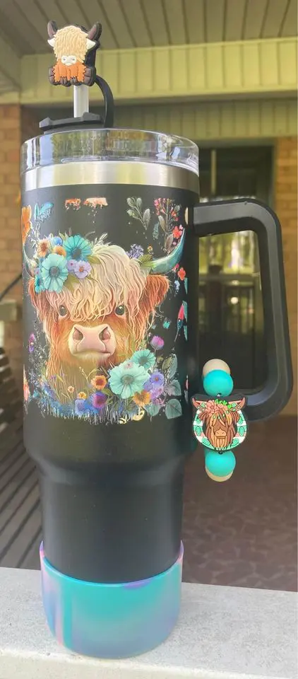 Shaggy Cow Tumbler Set