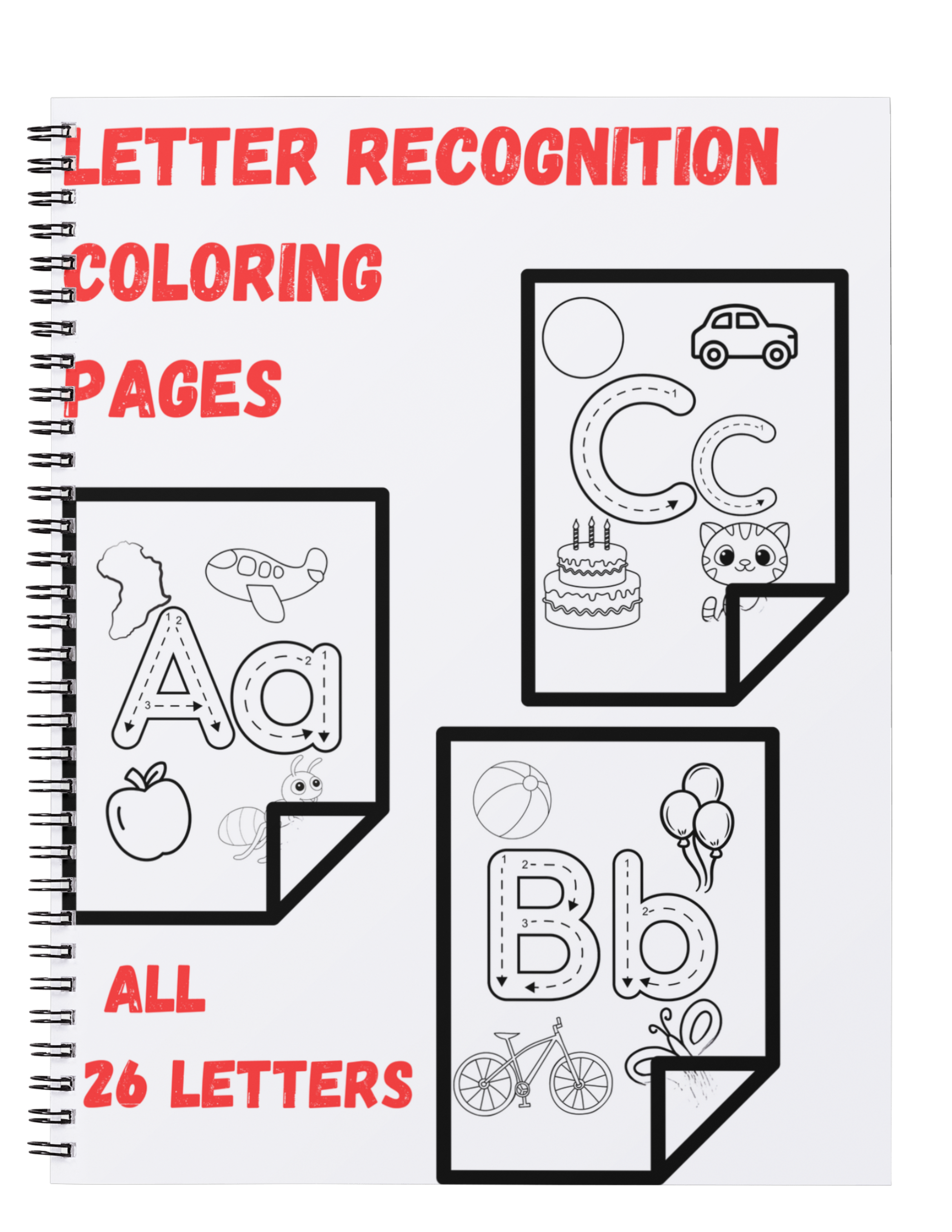 Engaging Letter Recognition Coloring Pages