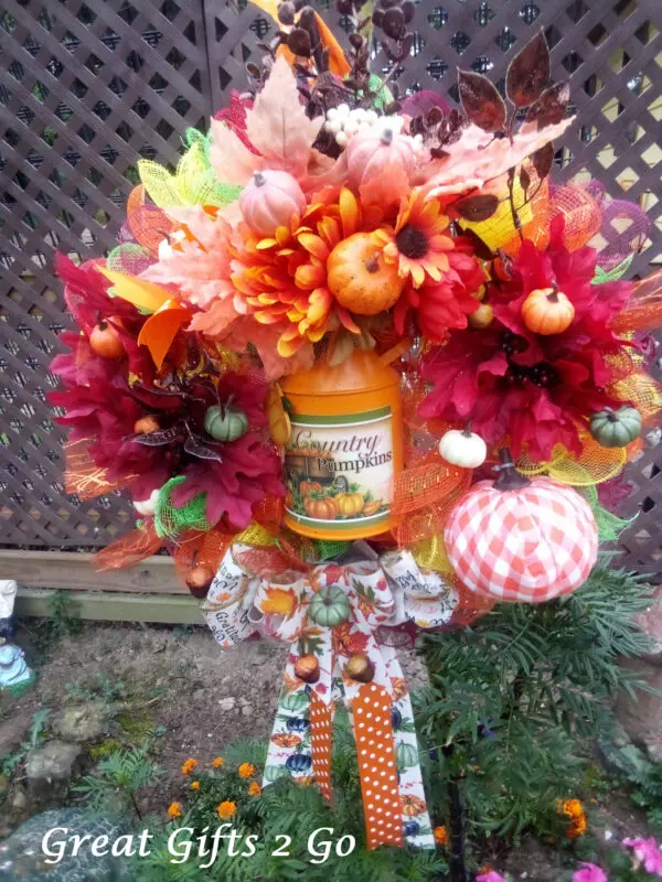 Fabulous Fall Wreath Country Pumpkins