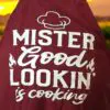 Mister Good Lookin Is Cooking Apron - Poly-Cotton Standard Bib Apron