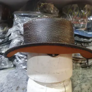 Crocodile Leather Iconic Cowboy Hat