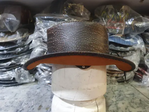 Crocodile Leather Iconic Cowboy Hat