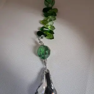 Dazzling crystal suncatcher