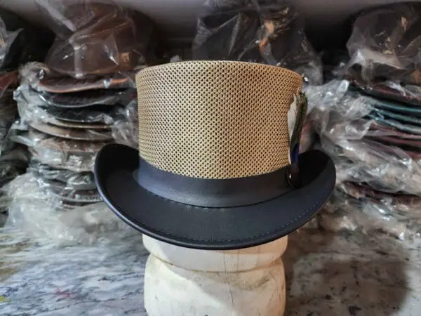 Colorado Black Leather Top Hat