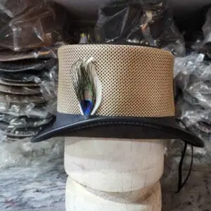 Colorado Black Leather Top Hat