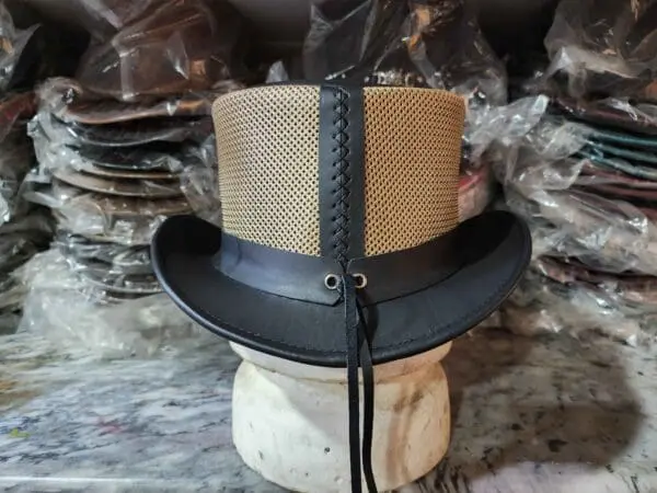 Colorado Black Leather Top Hat