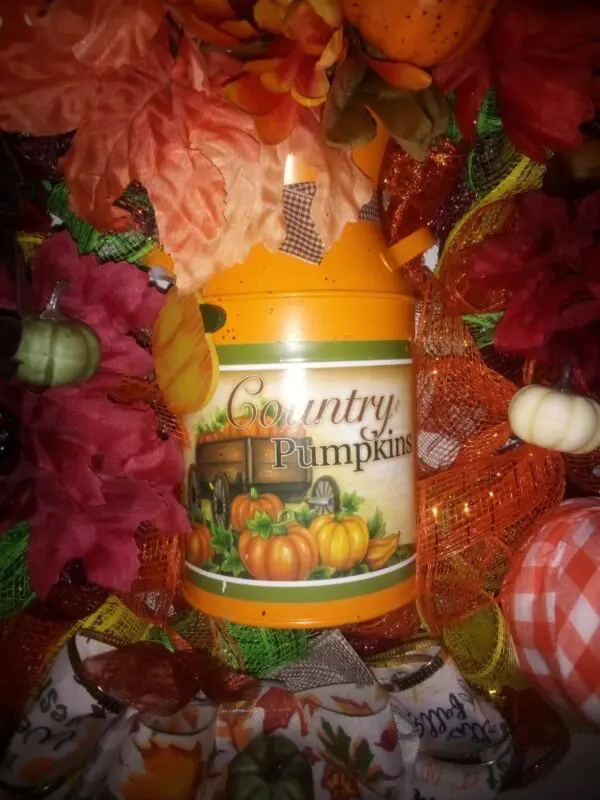 Fabulous Fall Wreath Country Pumpkins