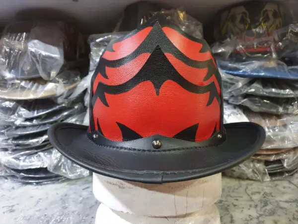 Fantasy Medieval Leather Top Hat