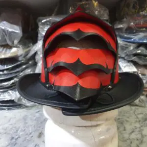 Fantasy Medieval Leather Top Hat