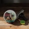 Gorgeous Horse By Red Barn Car Vent Clip