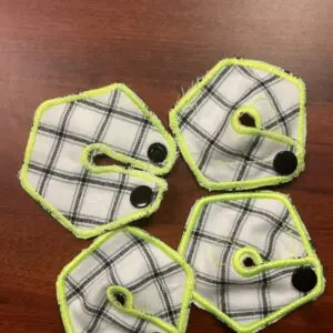 Plaid Tubie Pads Peg Tube