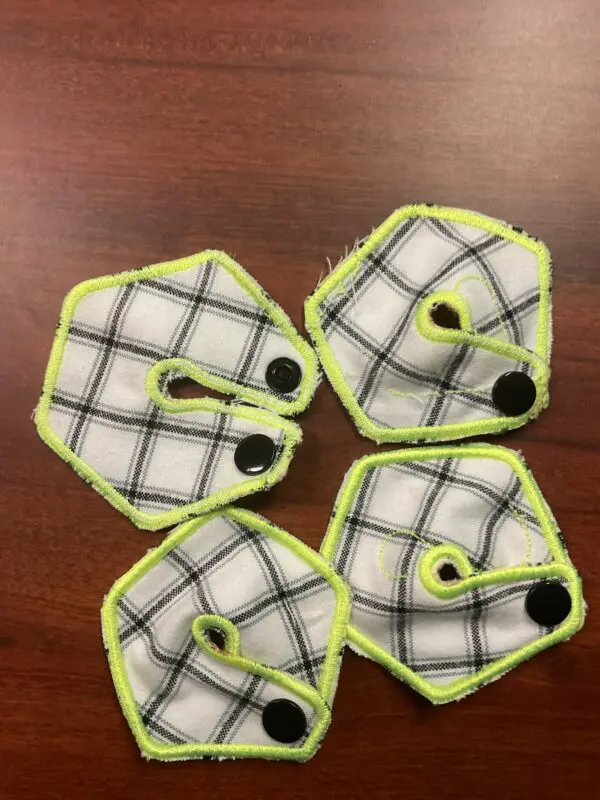 Plaid Tubie Pads Peg Tube