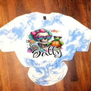 Trendy Stay Salty Skull Tee