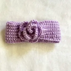 Crochet Twisted Headband For Girl