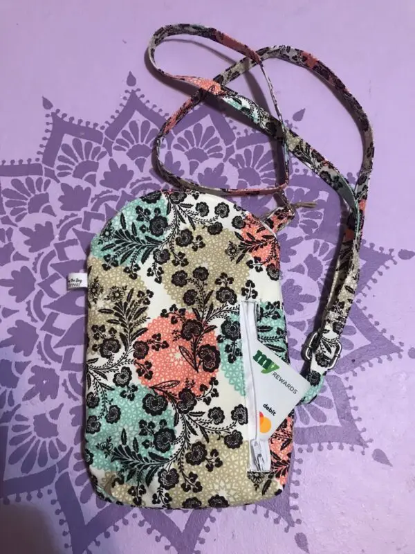 Crossbody Phone Bag With Attached Mini Wallet