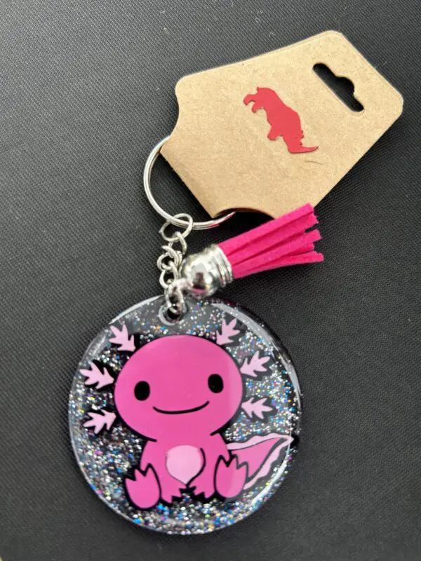 Adorable Axolotl Keychain