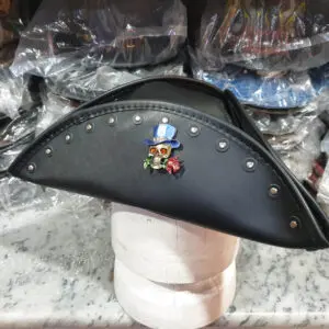 Jack Sparrow Inspired Black Leather Hat