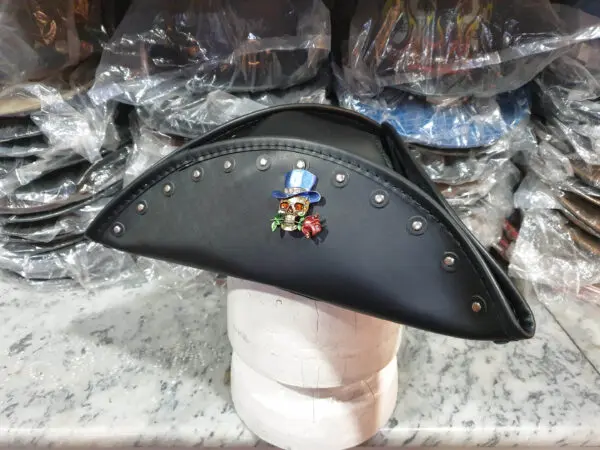 Jack Sparrow Inspired Black Leather Hat