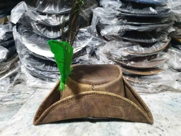 Lady Maria Inspired Brown Leather Hat