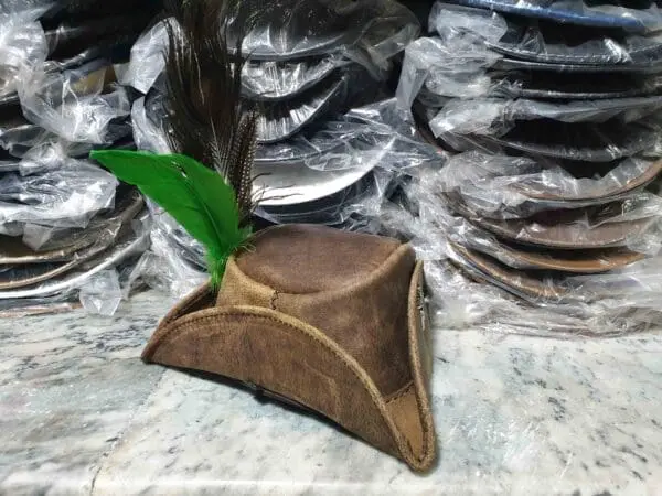 Lady Maria Inspired Brown Leather Hat