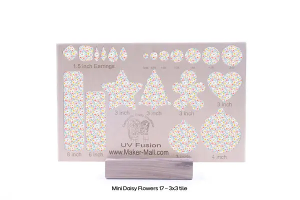 Mini Daisy Flowers 17 - 3X3 Cutout